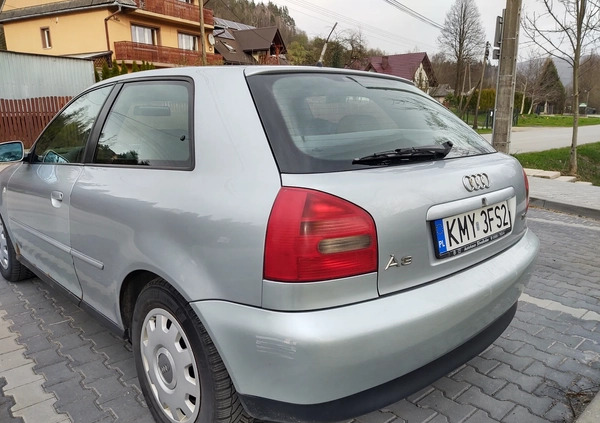 Audi A3 cena 4999 przebieg: 404637, rok produkcji 1999 z Serock małe 436